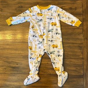 Fleece baby boy pjs